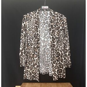 Women's Size 2XL Leopard‎ Print Cardigan /Jacket- Super Soft